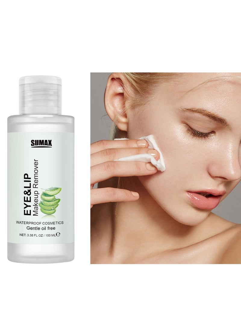 SUMAX SUMAX 100ml Aloe Vera Eye and Lip Makeup Remover - Image 5