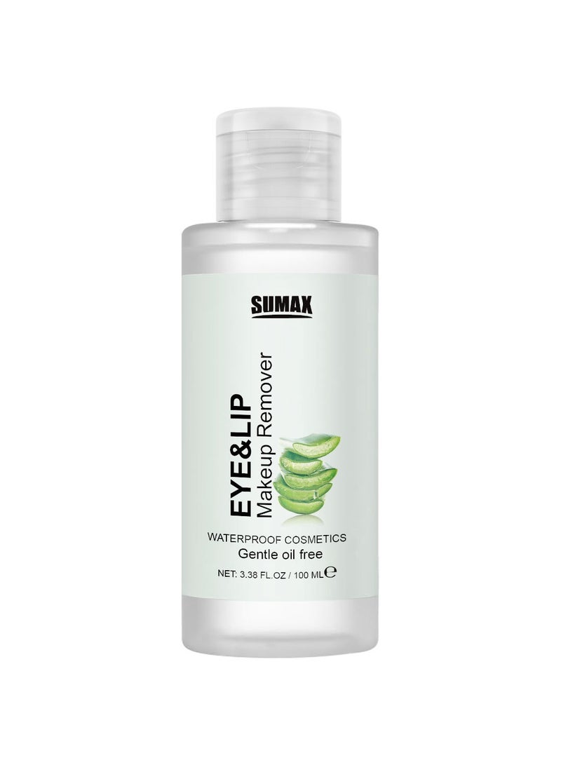 SUMAX SUMAX 100ml Aloe Vera Eye and Lip Makeup Remover - Image 1