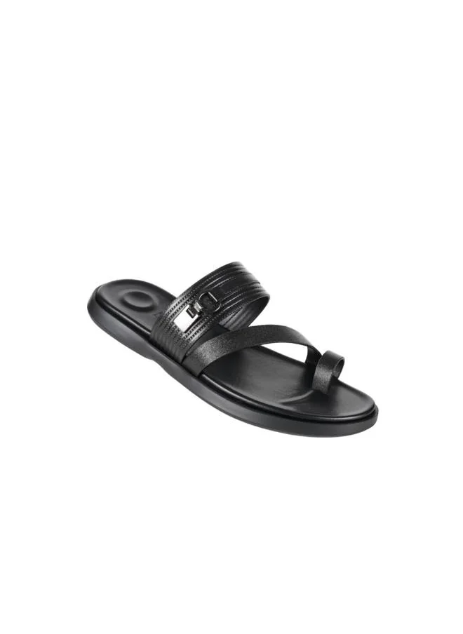 بارجيل أونو 008-3480 Barjeel Uno Mens Finger Grip Sandals 8096-3 Black