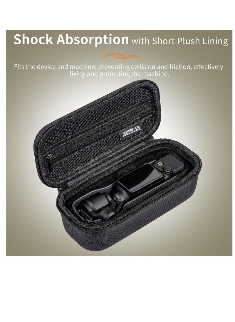 KASTWAVE - Camera Case for Osmo Pocket 3, Portable Carrying Case PU Leather Storage Bag for DJI Osmo Pocket 3 Creator Combo Accessories - Image 1