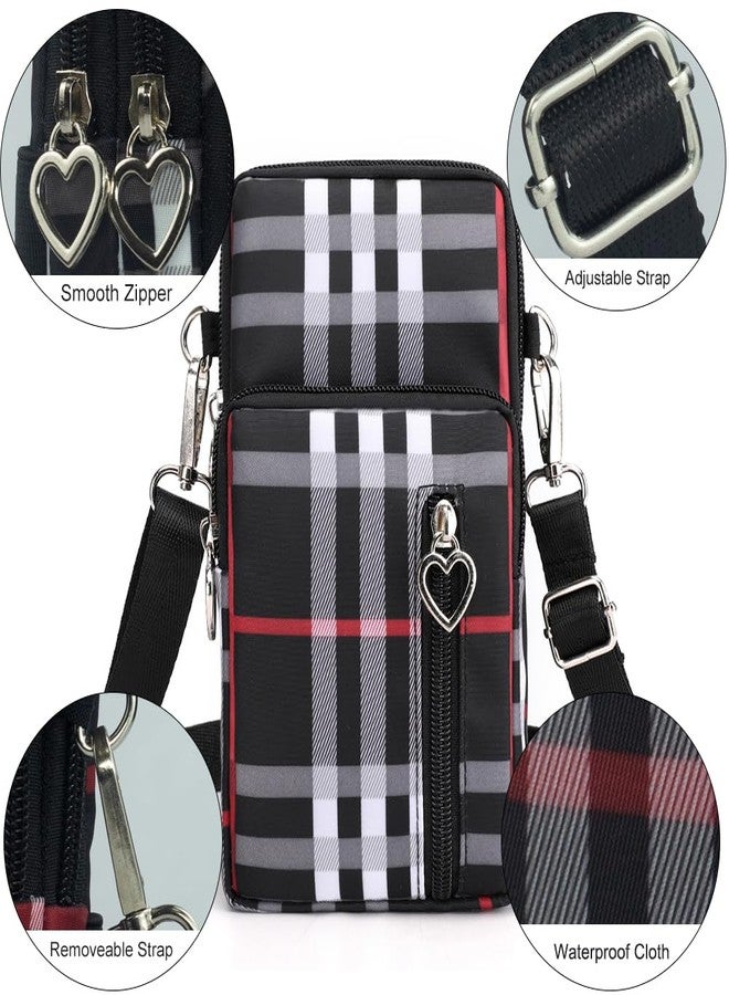 JANKS Universal Small Crossbody Bag for Women, Nylon Mini Phone Wallet Shoulder Bag Arm Bag Side Cell Phone Purse Over the Shoulder Purse Travel Pouch for Women - Image 4