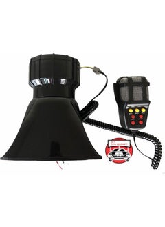 Net Oto Market 7 Voice Megaphone Siren with Microphone 100 Watt Loud 12 Volt Dat Dat  - Image 1
