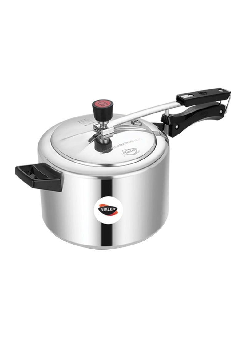 NIRLEP Nirlep NutriHealth 5 Litre Inner Lid Aluminium Pressure Cooker with Induction Bottom  - Image 1
