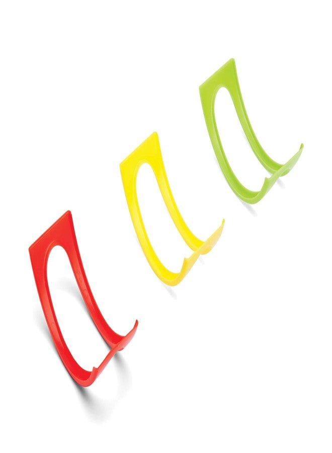 Fox Run 39441 Stackable Taco Holders, Red, Yellow, Green, Set of 12 - Image 4