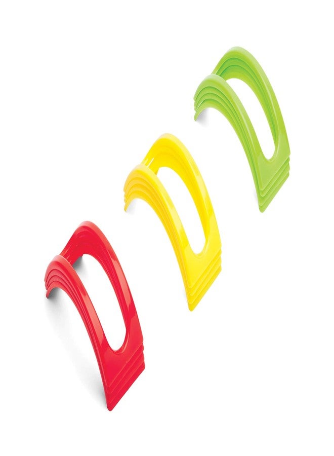 Fox Run 39441 Stackable Taco Holders, Red, Yellow, Green, Set of 12 - Image 3
