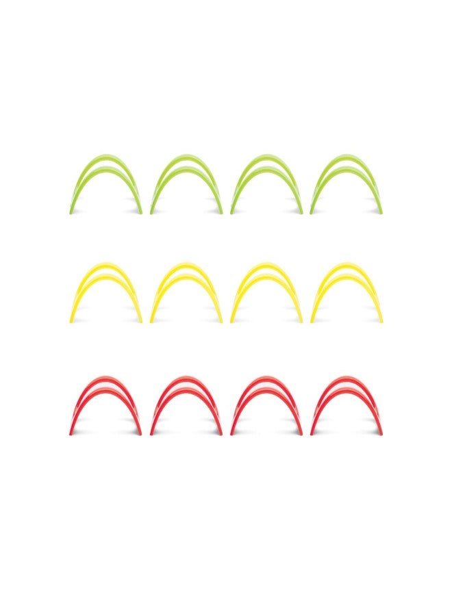 Fox Run 39441 Stackable Taco Holders, Red, Yellow, Green, Set of 12 - Image 5