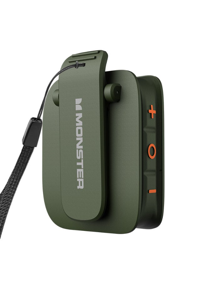 Monster Monster Blaster Micro Bluetooth Speaker, IPX7 Waterproof Level, USB-C Charging Port, 450mAh Battery Capacity - Green  - Image 3