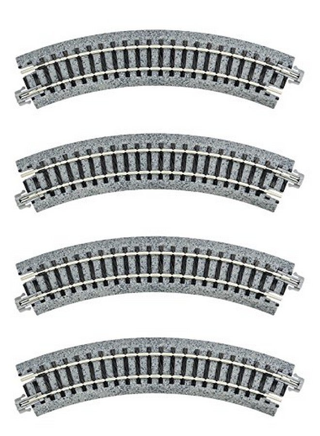 Kato USA Model Train Products Unitrack Compact Tracks (4Piece) 150Mm/(6") Radius/45Degree - Image 1