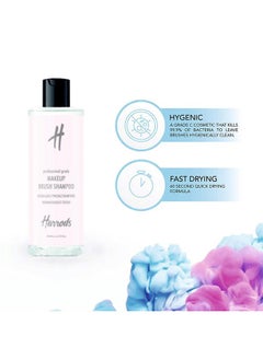 Harrods Professional Makeup Brush Cleaner Shampoo 200Ml | Deep Clean Shampoo For Cleaning Make-Up Brushes - Shampoo For Any Brush, Sponge Or Applicator  - Image 2