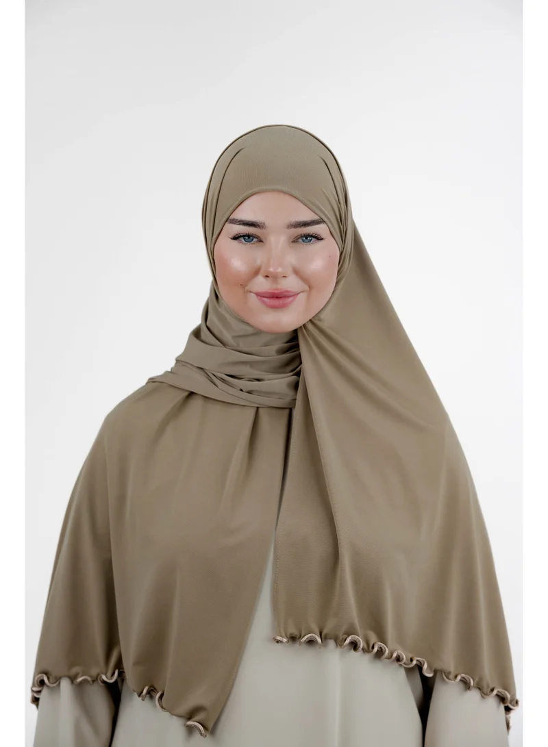 اوفيليا حجاب نسائي فاخر من قماش الجيرسي (٦ قطع في العبوة) - ألوان متنوعة - ناعم، مطاطي، يسمح بمرور الهواء، طقم حجاب يومي مانع للانزلاق