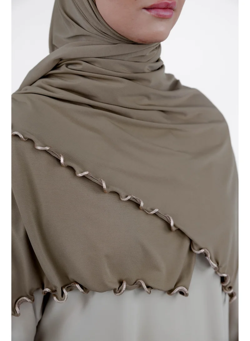 اوفيليا حجاب نسائي فاخر من قماش الجيرسي (٦ قطع في العبوة) - ألوان متنوعة - ناعم، مطاطي، يسمح بمرور الهواء، طقم حجاب يومي مانع للانزلاق