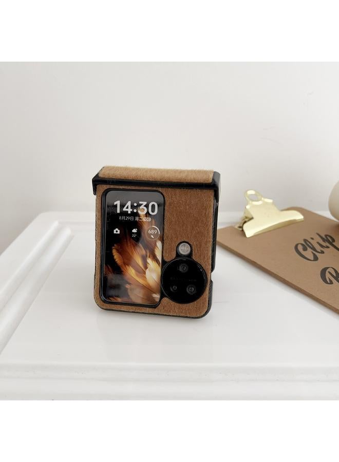 S-TOP Case For OPPO Find N3 Flip Hinge Plush PC Phone Case - Image 3