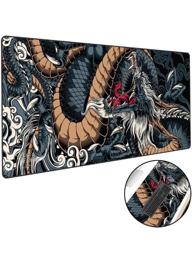 Large professional mouse pad measuring 70 x 30 cm - Stylish and modern design suitable for gaming and office work. High-quality waterproof and slip-resistant material provides precise control and smooth mouse movement. Ideal for computers and laptops. Soft surface, stable base, and exceptional long-lasting performance. Suitable for gamers, designers, and programmers.  - Image 5