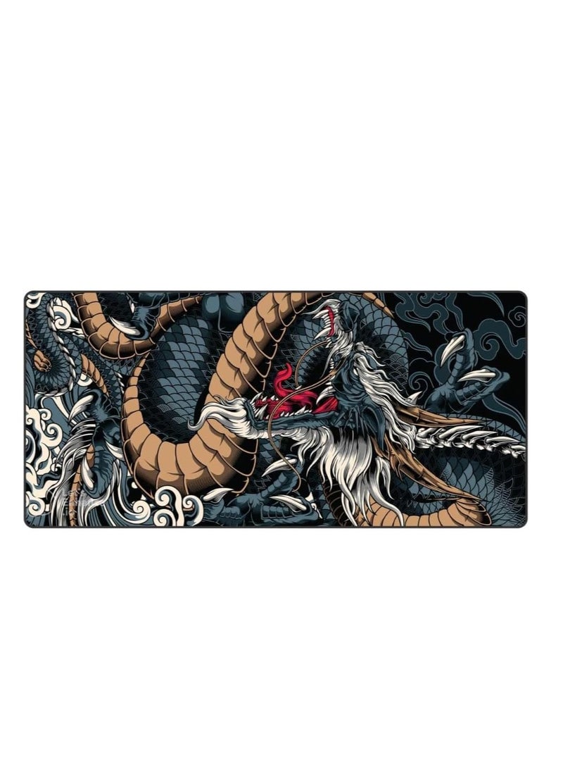 Large professional mouse pad measuring 70 x 30 cm - Stylish and modern design suitable for gaming and office work. High-quality waterproof and slip-resistant material provides precise control and smooth mouse movement. Ideal for computers and laptops. Soft surface, stable base, and exceptional long-lasting performance. Suitable for gamers, designers, and programmers.  - Image 3