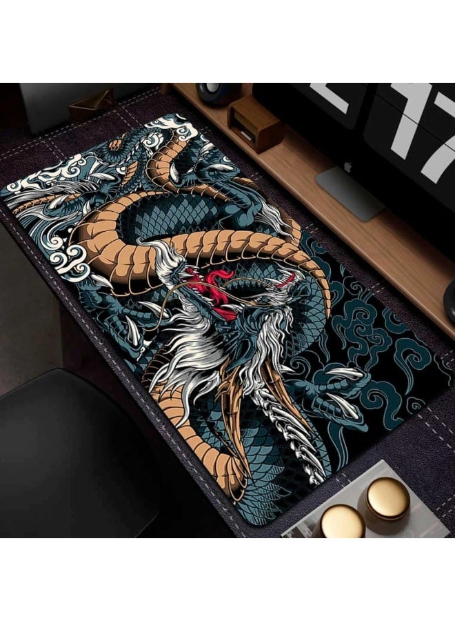 Large professional mouse pad measuring 70 x 30 cm - Stylish and modern design suitable for gaming and office work. High-quality waterproof and slip-resistant material provides precise control and smooth mouse movement. Ideal for computers and laptops. Soft surface, stable base, and exceptional long-lasting performance. Suitable for gamers, designers, and programmers.  - Image 4