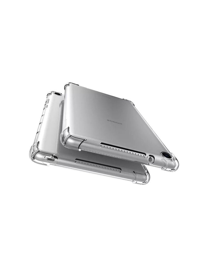 S-TOP High Purity Silicon Bumper Protection Transparent Cover For Samsung Tab Up A 10.1 Inch SM-T515 -Clear - Image 4