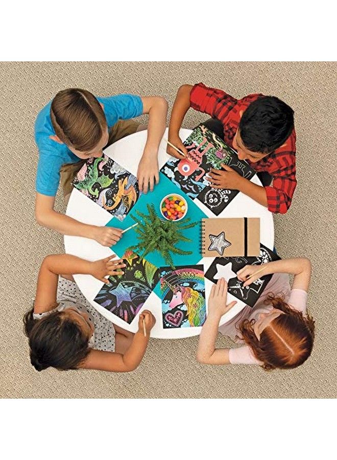 Ooly Scratch & Scribble Art Set Scratch Kit Monster Pals - Image 3