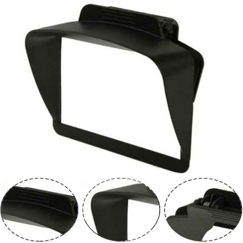 5 Inch Anti Glare GPS Sun Shade Visor Compatible with Tomtom and Garmin Black - Image 4