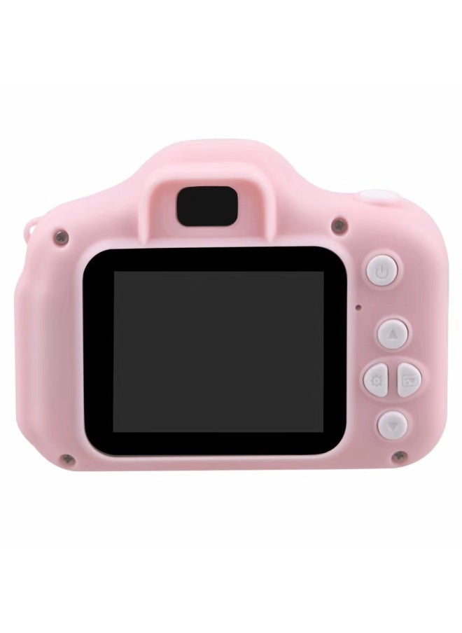 Generic - Explosions X2 Mini Children's Digital Camera Toys Can Be Photographed Direct HD Baby Camera-Body Color:Pink HD Double Camera - Image 1