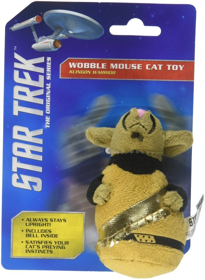 The Coop Star Trek Klingon Wobble Mouse Cat Toy, One Size
