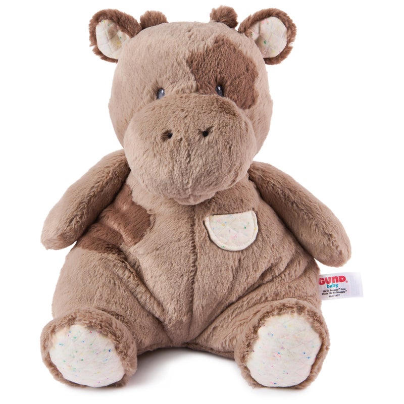 GUND Baby Oh So Snuggly Cow Plush Cow Stuffed Animal for Babies and Infants Brown 125 - Image 2