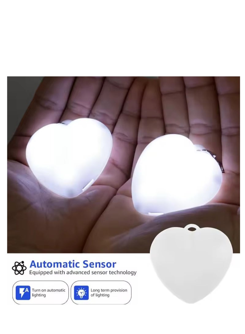 BLUE CORAL Purse Heart LED Light Handbag Lamp LED Handbag Light Sensor Heart Shape Purse Light Bag Illuminator Night Light for Women Ladies (1) - Image 1