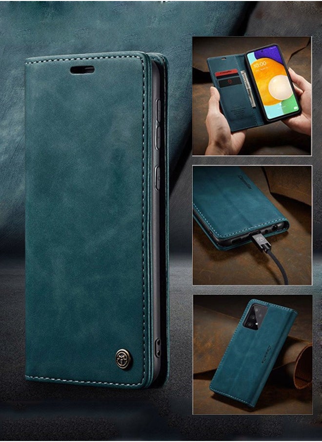 Motim Samsung Galaxy A53 Wallet Case, Premium Leather Phone Case with Card Holder and Kickstand, Scratch Resistant Anti-Fall and Full Shockproof Protective Cover Magnetic Flip Cover  - Image 2