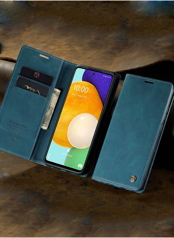 Motim Samsung Galaxy A53 Wallet Case, Premium Leather Phone Case with Card Holder and Kickstand, Scratch Resistant Anti-Fall and Full Shockproof Protective Cover Magnetic Flip Cover  - Image 3