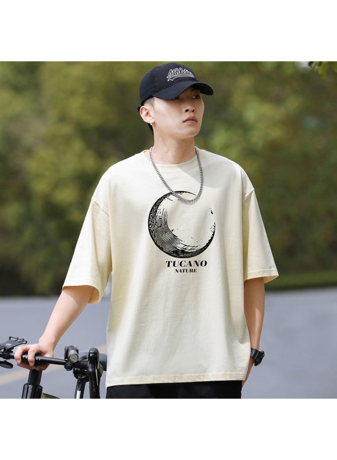 Tucano summer Short Sleeve T-shirt Casual Sports Undershirt Couple Matching Simple Versatile Tee - Image 3
