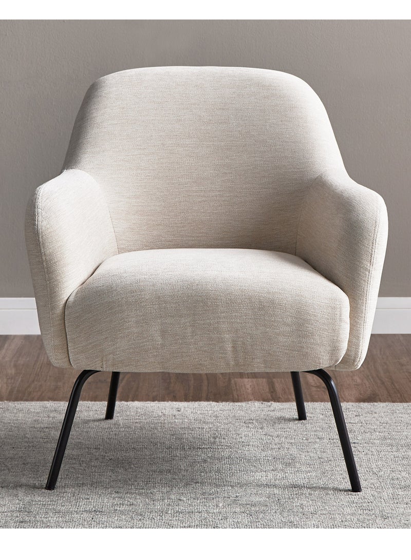 House One Chair|Velvet Chair Suitable For The Living Room, Office And Bedroom 53x45x49 cm - Beige - Image 2