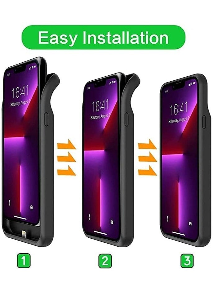 ELTRAZONE - Battery Case for iPhone 13 Pro, Portable Battery Pack, Rechargeable Smart Charger Case, External Battery Charging Case, 3500 mAh, Compatible with (iPhone 12). - Image 1