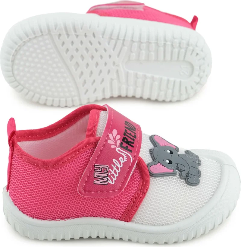 جيزر Baby Girl Summer Linen Single Velcro Adjustable Comfortable Sole Home School Nursery Daily Shoes