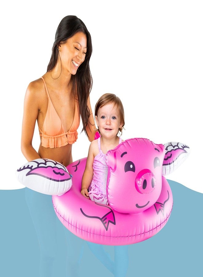 BigMouth Inc Flying Pig L'il Water Float - Pool Floatie for Infants Babies & Kids Ages 1-3, for Beginner Swimmers, Easy to Inflate and Durable - Image 2