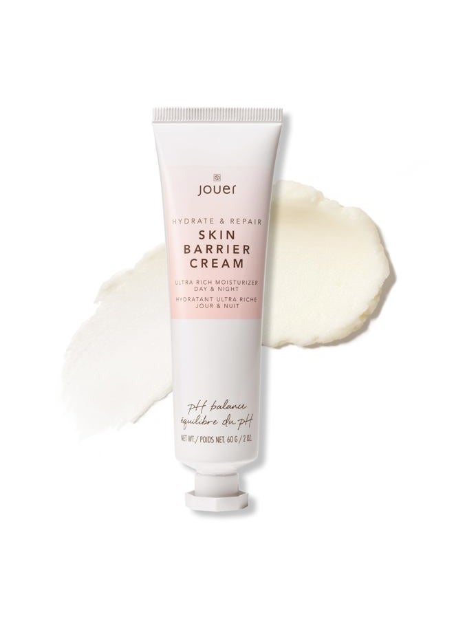 Jouer Skin Barrier Cream - Skin Barrier Repair Moisturizer - Hydrating Hyaluronic Acid, Wrinkle Cream- Anti Aging Night Routine with Alpha Lipoic Acid and Coq10-2 oz - Image 1