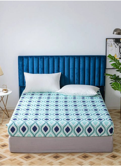 Wave Pattern Fitted Sheet
