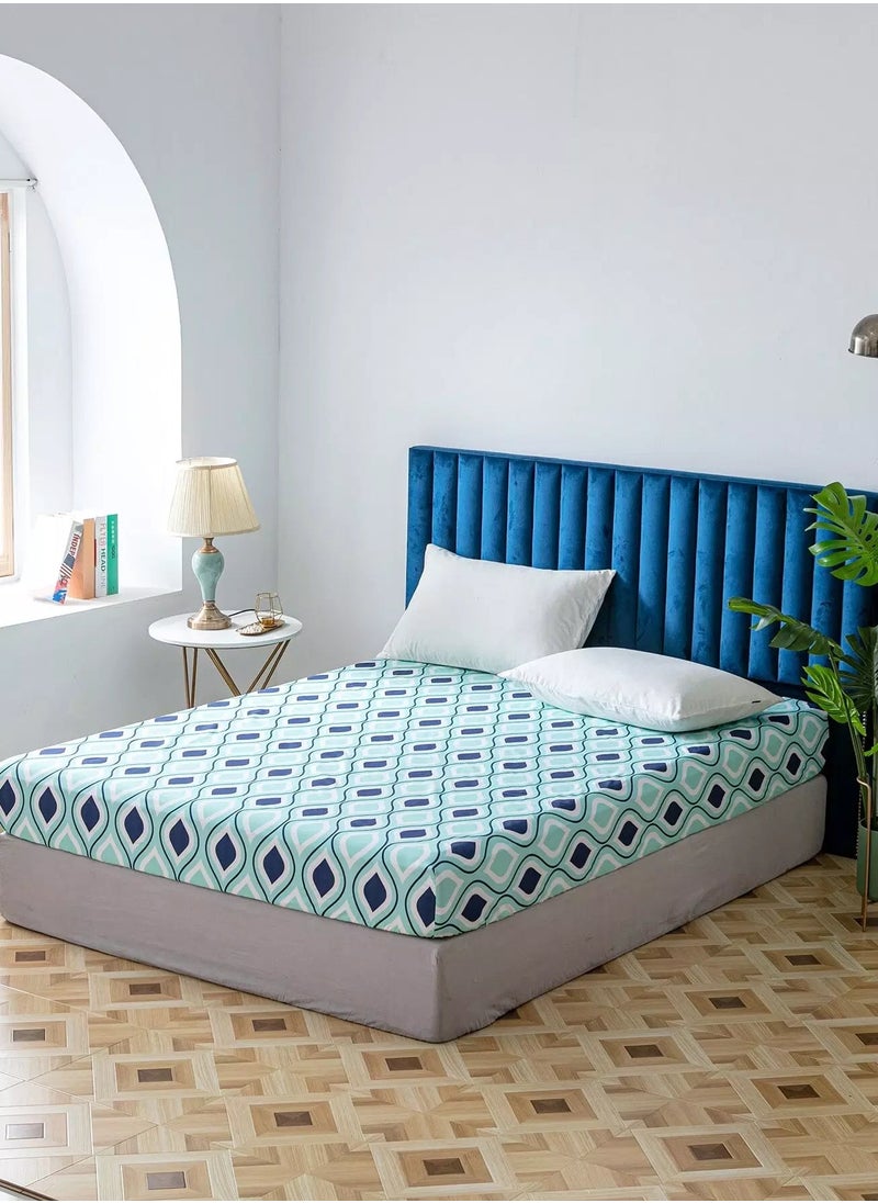 Generic Wave Pattern Fitted Sheet  - Image 5