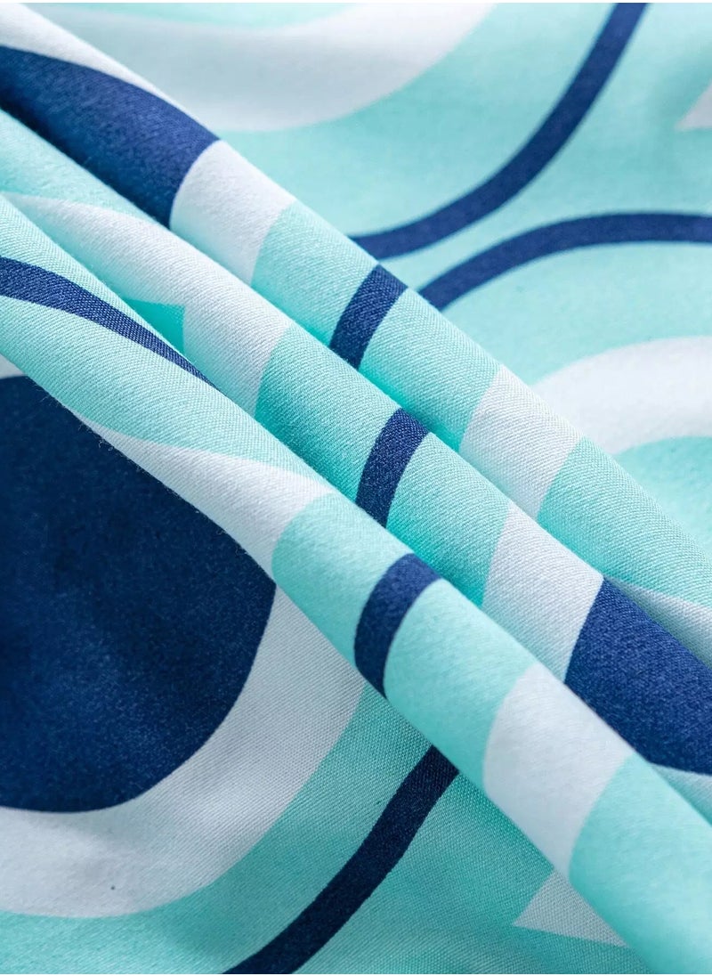 Generic Wave Pattern Fitted Sheet  - Image 2