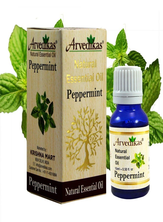 ARVEDIKAS زيت النعناع العطري الطبيعي من أرفيديكاس 15 مل: يعزز إشراقة البشرة، ويحفز نمو الشعر، ويحارب القشرة، ويسهل التنفس - Image 5
