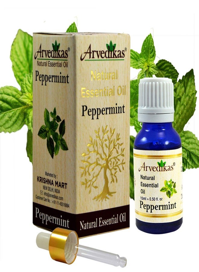 ARVEDIKAS زيت النعناع العطري الطبيعي من أرفيديكاس 15 مل: يعزز إشراقة البشرة، ويحفز نمو الشعر، ويحارب القشرة، ويسهل التنفس - Image 3