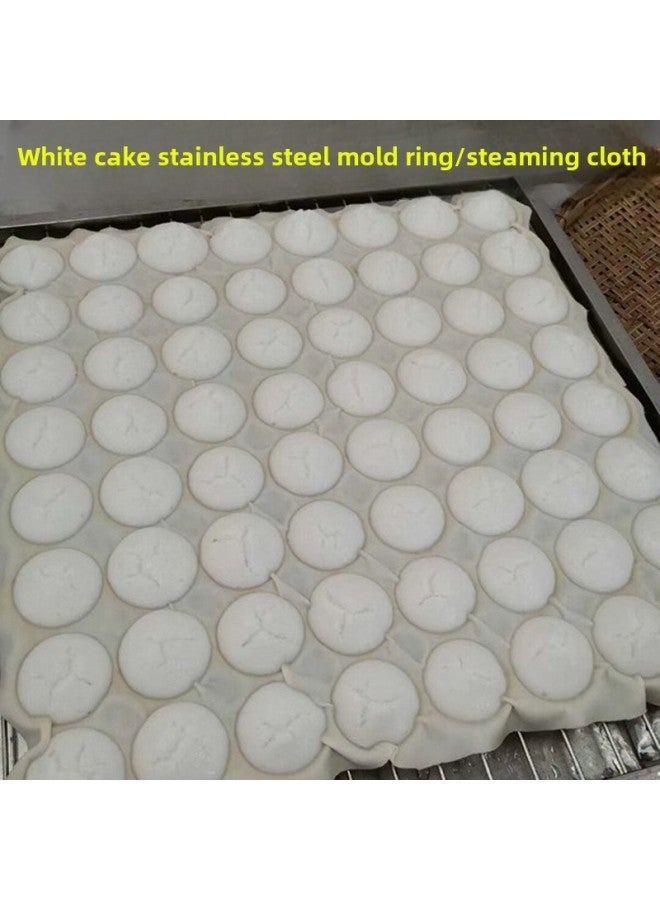 Drawer Cloth Water Tower Cake Rice Cake Bubble Cake Rice Steamed Bread Non-stick Cloth White Cake Mold Stainless Steel Ring High Elastic Steamer Cloth-Size:Steaming Cloth 55*75cm (1 Piece)  - Image 2