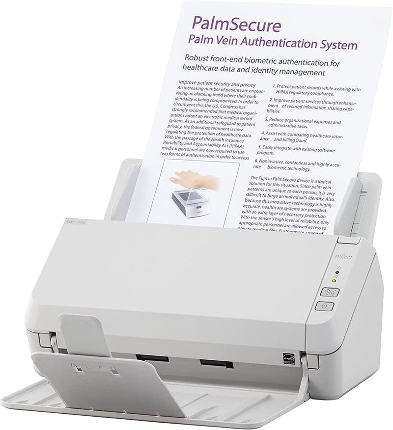 Fujitsu Image Document Scanner SP-1120N for Home/Small Office, Compact Size, Reliable, and Printing, Easy Set-Up - Image 3