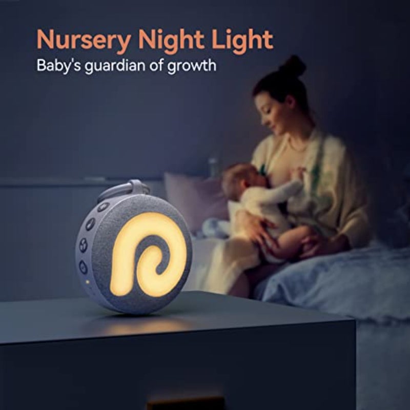 White Noise Machine, D11 Sleep Sound Machine with Night Light for Adults, Baby White Noise, 21 Soothing Sounds for Sleep, 's Room and Travel, Sleep Soother, USB Rechargeable - Image 4