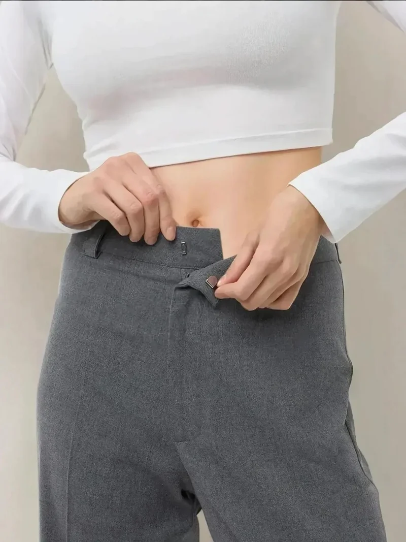 HICCUP High Waist Straight Leg Pants