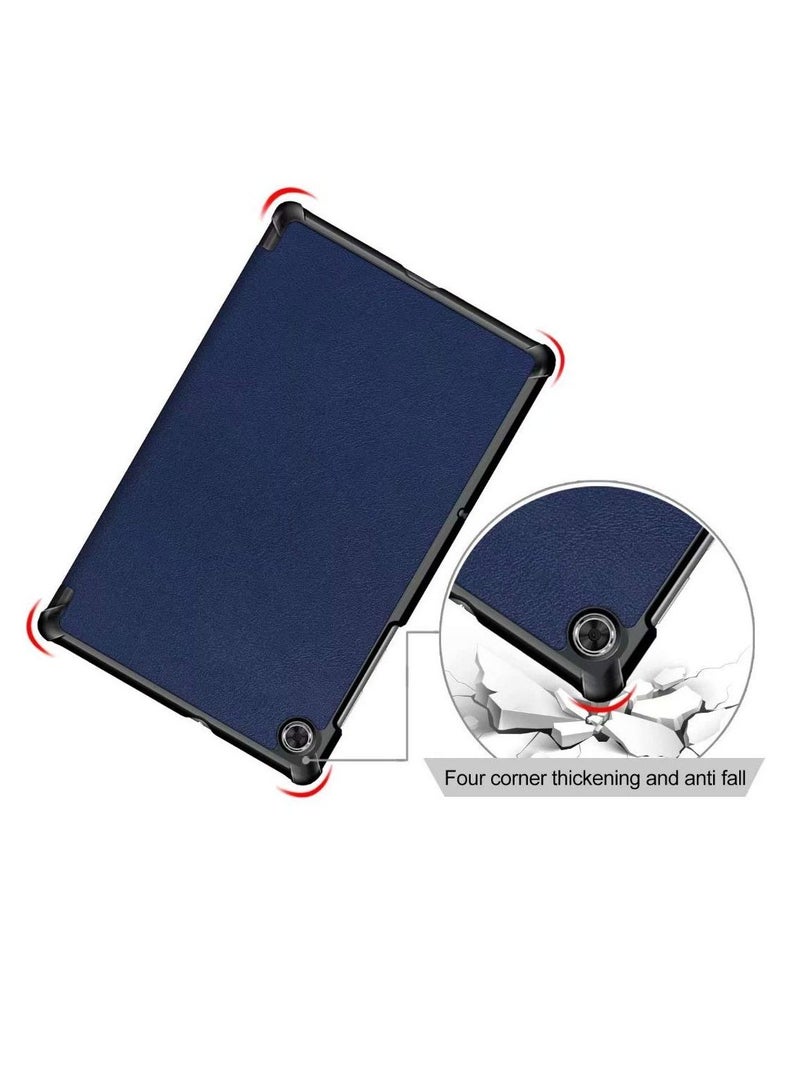 Leather Case for Lenovo M10 HD 2nd Gen 10.1 Inch 2020 (TB-X306X/TB-X306F) Light Weight Slim Tri-Fold Case Magnetic Cover Stand