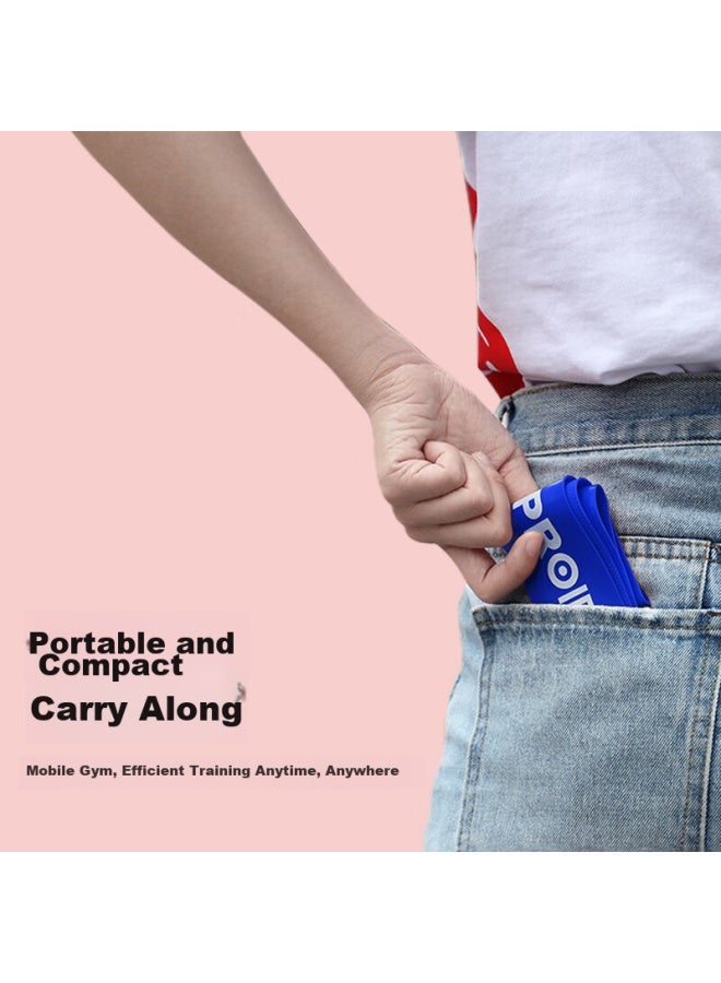 PROIRON حزام مقاومة تمارين الساقين من بولا آي للرجال والنساء، حزام مقاومة مرن على شكل حلقة، أخضر 20 رطل - Image 5