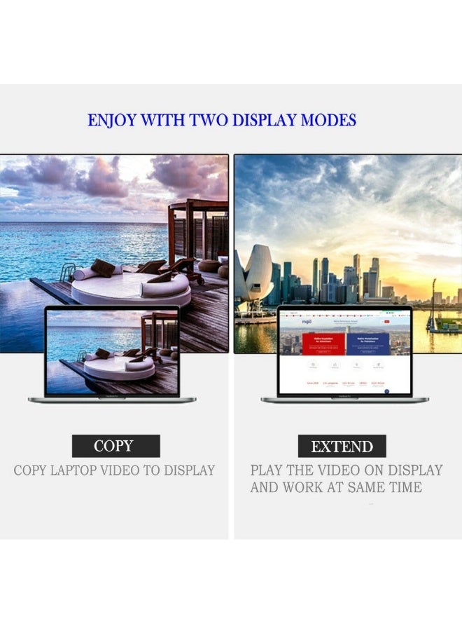 USB-C to Mini DisplayPort Cable – 4K@60Hz High-Speed Adapter – 1.8M Plug & Play Video Cable for Laptops, Monitors & Projectors - Image 5