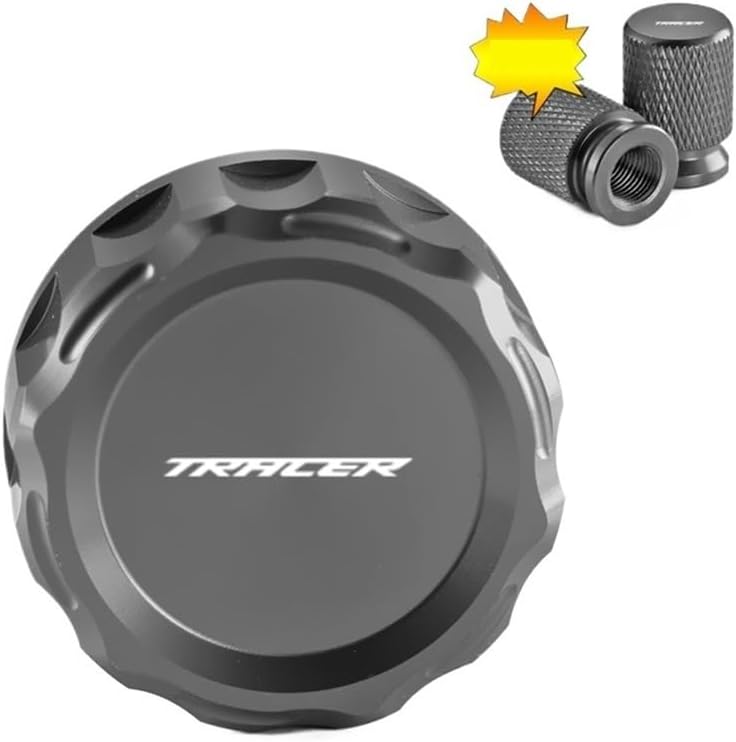 غطاء خزان وقود دراجة نارية من التيتانيوم، غطاء سائل الفرامل لـ Tracer 900GT MT09 MT07 - Image 1