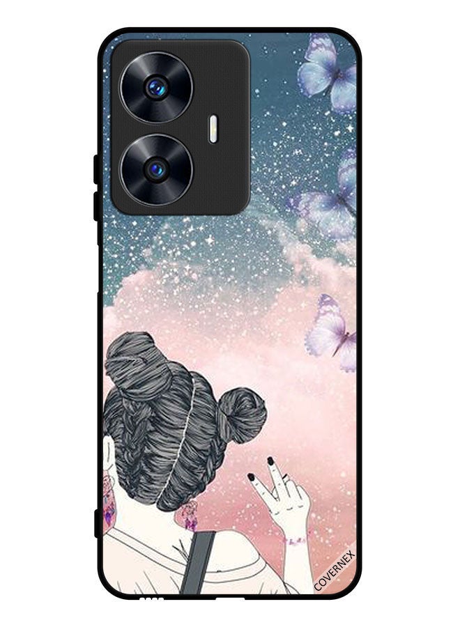 Covernex Protective Case Cover For Realme C55 Making Victory Sign Art - Image 1