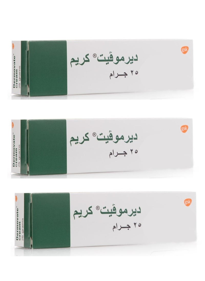 DERMOVATE - Dermovate Cream 25g (3pcs) - Image 1