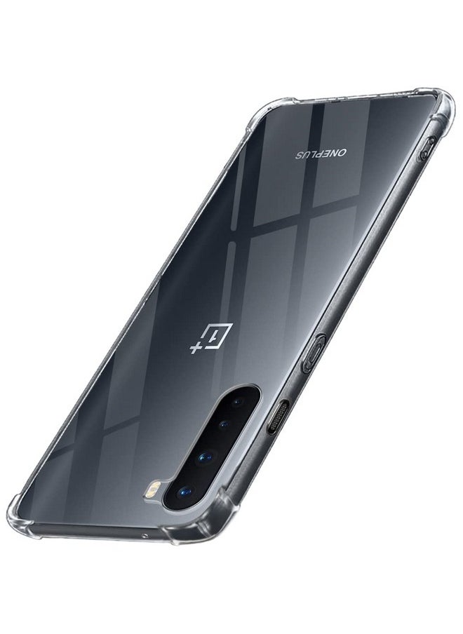 ذا جيفت كارت جراب خلفي شفاف للغاية من TheGiftKart لهاتف OnePlus Nord (2020) | حماية 360 درجة | تصميم مقاوم للصدمات | جراب خلفي شفاف لهاتف OnePlus Nord (2020) (PC & TPU | شفاف)  - Image 1